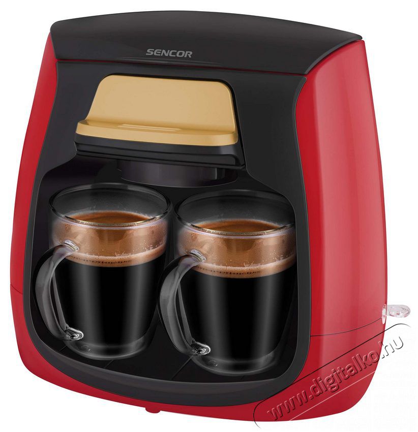Sencor SCE 2101RD Filteres k&aacute;v&eacute;főző Konyhai term&eacute;kek - K&aacute;v&eacute;főző / k&aacute;v&eacute;&ouml;rlő / kieg&eacute;sz&iacute;tő - Filteres k&aacute;v&eacute;főző - 364569