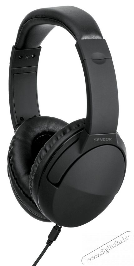 Sencor SEP636BK fejhallgat&oacute; - fekete Audio-Video / Hifi / Multim&eacute;dia - F&uuml;l &eacute;s Fejhallgat&oacute;k - Fejhallgat&oacute; - 362189