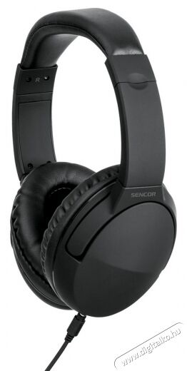 Sencor SEP636BK fejhallgat&oacute; - fekete Audio-Video / Hifi / Multim&eacute;dia - F&uuml;l &eacute;s Fejhallgat&oacute;k - Fejhallgat&oacute; - 362189