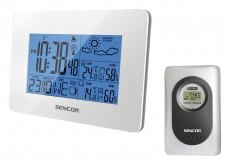 Sencor SWS 51 Meteorol&oacute;giai &aacute;llom&aacute;s - feh&eacute;r H&aacute;ztart&aacute;s / Otthon / K&uuml;lt&eacute;r - Lak&aacute;sfelszerel&eacute;s - Időj&aacute;r&aacute;s &aacute;llom&aacute;s - 275565