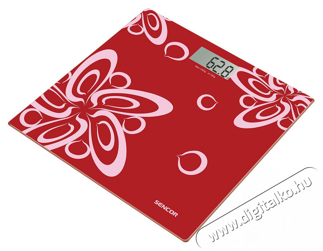 Sencor SBS 2507RD Szem&eacute;ly m&eacute;rleg - piros Sz&eacute;ps&eacute;g&aacute;pol&aacute;s / Eg&eacute;szs&eacute;g - M&eacute;rleg - Szem&eacute;ly m&eacute;rleg - 260882