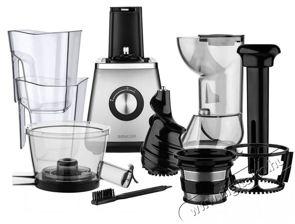 Sencor SSJ 4070SL Slow Juicer gy&uuml;m&ouml;lcspr&eacute;s Konyhai term&eacute;kek - Konyhai kisg&eacute;p (elők&eacute;sz&iacute;t&eacute;s / feldolgoz&aacute;s) - Gy&uuml;m&ouml;lcs centrifuga / pr&eacute;s - 336108