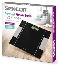 Sencor SBS 5050BK digit&aacute;lis szem&eacute;lym&eacute;rleg - fekete Sz&eacute;ps&eacute;g&aacute;pol&aacute;s / Eg&eacute;szs&eacute;g - M&eacute;rleg - Szem&eacute;ly m&eacute;rleg - 336077