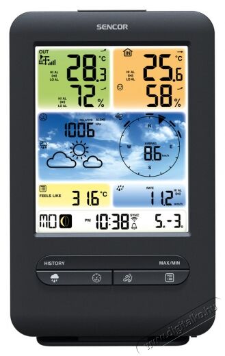Sencor SWS 9898 WIFI időj&aacute;r&aacute;s &aacute;llom&aacute;s H&aacute;ztart&aacute;s / Otthon / K&uuml;lt&eacute;r - Lak&aacute;sfelszerel&eacute;s - Időj&aacute;r&aacute;s &aacute;llom&aacute;s - 366821
