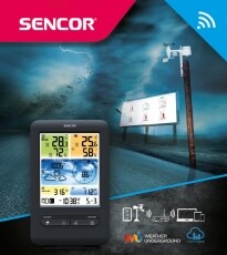 Sencor SWS 9898 WIFI időj&aacute;r&aacute;s &aacute;llom&aacute;s H&aacute;ztart&aacute;s / Otthon / K&uuml;lt&eacute;r - Lak&aacute;sfelszerel&eacute;s - Időj&aacute;r&aacute;s &aacute;llom&aacute;s - 366821