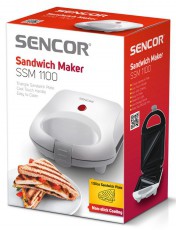 Sencor SSM 1100 Szendvicss&uuml;tő Konyhai term&eacute;kek - Konyhai kisg&eacute;p (s&uuml;t&eacute;s / főz&eacute;s / hűt&eacute;s / &eacute;telk&eacute;sz&iacute;t&eacute;s) - Melegszendvics / gofri s&uuml;tő - 260758