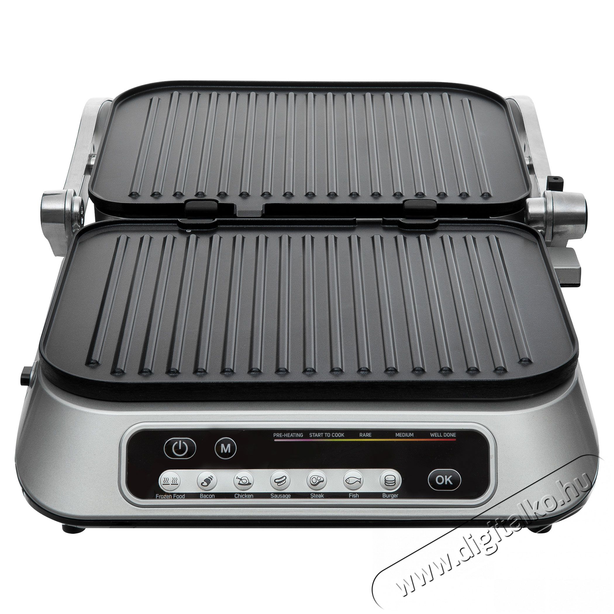 Sencor SBG 6031SS Intelligens Kontakt Grill Konyhai term&eacute;kek - Konyhai kisg&eacute;p (s&uuml;t&eacute;s / főz&eacute;s / hűt&eacute;s / &eacute;telk&eacute;sz&iacute;t&eacute;s) - Kontakt grill s&uuml;tő / s&uuml;tőlap - 353624