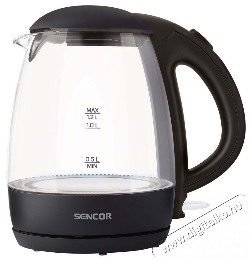 Sencor SWK 2300BK &Uuml;veg V&iacute;zforral&oacute; 1,2L Konyhai term&eacute;kek - V&iacute;zforral&oacute; / teafőző - 364643