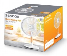 Sencor SFE 3080WH Ventil&aacute;tor asztali H&aacute;ztart&aacute;s / Otthon / K&uuml;lt&eacute;r - Ventil&aacute;tor / L&eacute;gkondicion&aacute;l&oacute; - Asztali ventil&aacute;tor - 346008