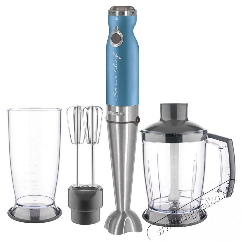 Sencor SHB 5602BL-EUE3 4in1 botmixer szett - k&eacute;k Konyhai term&eacute;kek - Konyhai kisg&eacute;p (elők&eacute;sz&iacute;t&eacute;s / feldolgoz&aacute;s) - Botmixer - 354922
