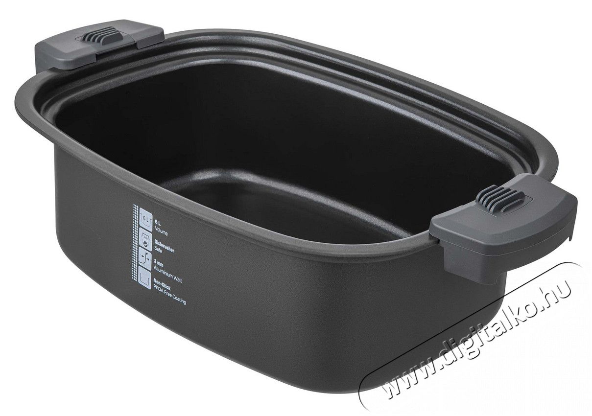 Sencor SPR 5500SS Elektromos főzőed&eacute;ny Konyhai term&eacute;kek - Konyhai kisg&eacute;p (s&uuml;t&eacute;s / főz&eacute;s / hűt&eacute;s / &eacute;telk&eacute;sz&iacute;t&eacute;s) - L&eacute;gkever&eacute;ses főzőg&eacute;p / elektromos kukta / multifunkci&oacute;s s&uuml;tő - 352030