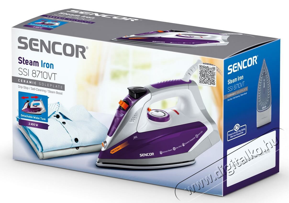 Sencor SSI 8710VT gőz&ouml;lős vasal&oacute; H&aacute;ztart&aacute;s / Otthon / K&uuml;lt&eacute;r - Vasal&oacute; - Vasal&oacute; - 336107