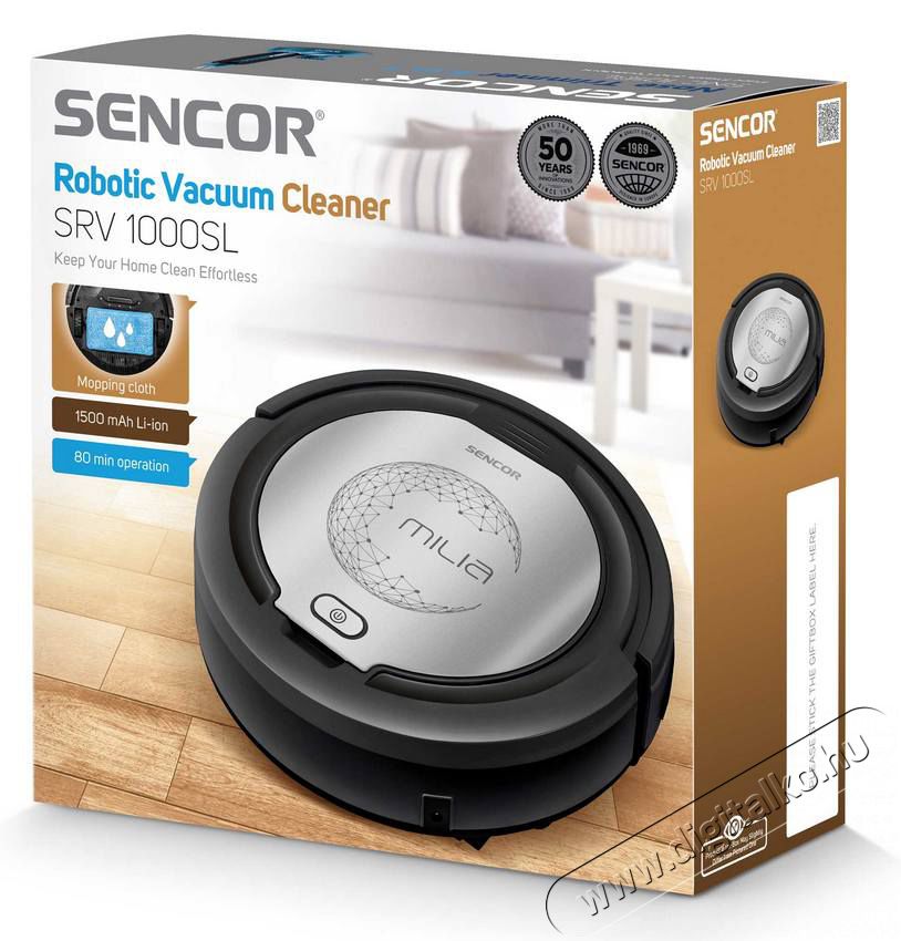 Sencor SRV 1000SL Robotporsz&iacute;v&oacute; H&aacute;ztart&aacute;s / Otthon / K&uuml;lt&eacute;r - Porsz&iacute;v&oacute; / takar&iacute;t&oacute;g&eacute;p - Robotporsz&iacute;v&oacute; - 352034