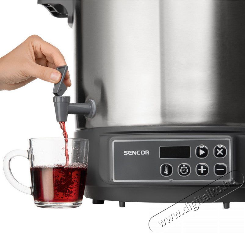 Sencor SPP 3200SS Elektromos főzőed&eacute;ny Konyhai term&eacute;kek - Konyhai kisg&eacute;p (s&uuml;t&eacute;s / főz&eacute;s / hűt&eacute;s / &eacute;telk&eacute;sz&iacute;t&eacute;s) - L&eacute;gkever&eacute;ses főzőg&eacute;p / elektromos kukta / multifunkci&oacute;s s&uuml;tő - 352029