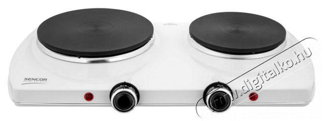 Sencor SCP 2253WH-EUE4 elektromos főzőlap - feh&eacute;r Konyhai term&eacute;kek - S&uuml;tő-főzőlap, tűzhely (szabadon&aacute;ll&oacute;) - Elektromos főzőlap (szabadon&aacute;ll&oacute;) - 371787