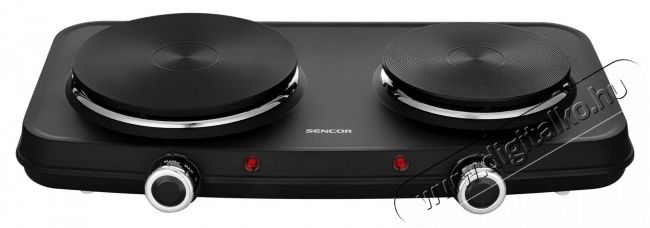 Sencor SCP 2254BK-EUE4 elektromos főzőlap - fekete Konyhai term&eacute;kek - S&uuml;tő-főzőlap, tűzhely (szabadon&aacute;ll&oacute;) - Elektromos főzőlap (szabadon&aacute;ll&oacute;) - 371788