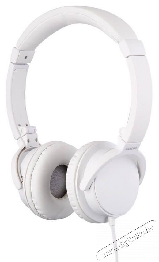 Sencor SEP 432 F&uuml;lhallgat&oacute; - feh&eacute;r Audio-Video / Hifi / Multim&eacute;dia - F&uuml;l &eacute;s Fejhallgat&oacute;k - Fejhallgat&oacute; mikrofonnal / headset - 372188