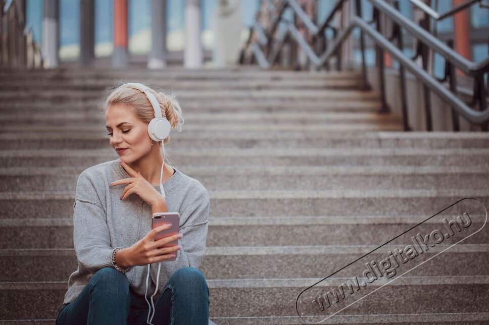 Sencor SEP 432 F&uuml;lhallgat&oacute; - feh&eacute;r Audio-Video / Hifi / Multim&eacute;dia - F&uuml;l &eacute;s Fejhallgat&oacute;k - Fejhallgat&oacute; mikrofonnal / headset - 372188