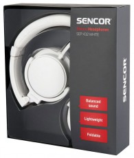 Sencor SEP 432 F&uuml;lhallgat&oacute; - feh&eacute;r Audio-Video / Hifi / Multim&eacute;dia - F&uuml;l &eacute;s Fejhallgat&oacute;k - Fejhallgat&oacute; mikrofonnal / headset - 372188