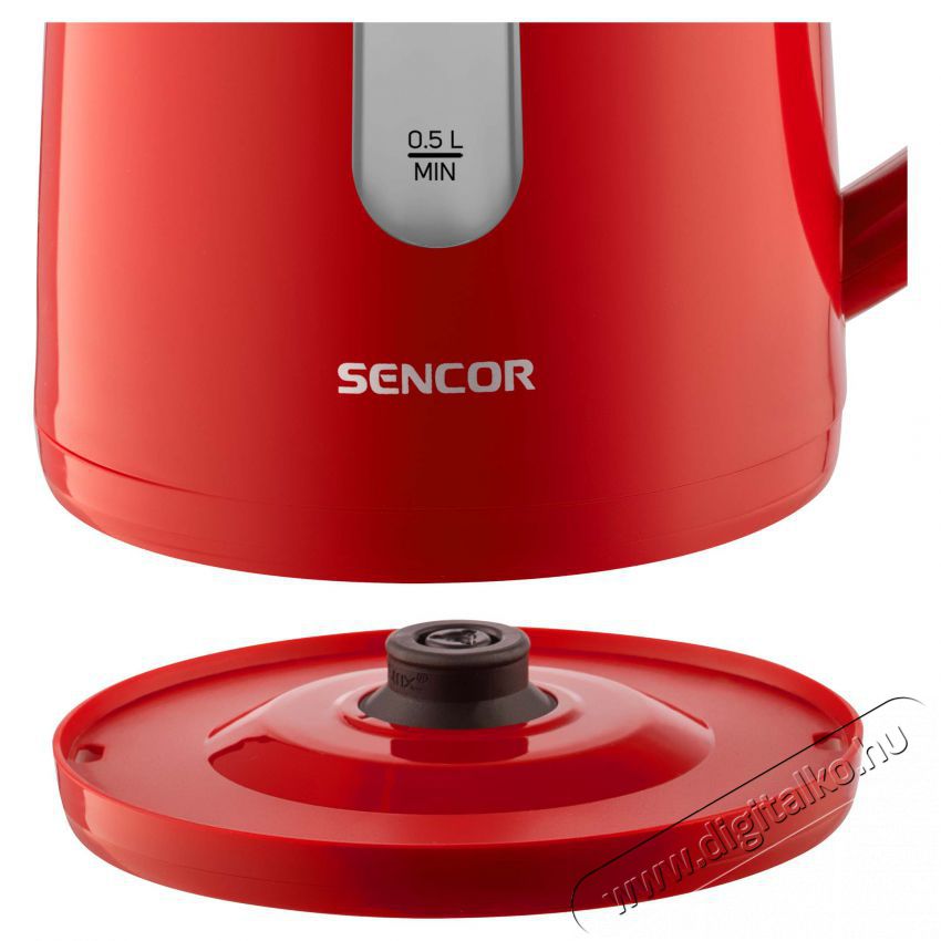 Sencor SWK 1704RD V&iacute;zforral&oacute; 1.7L - piros Konyhai term&eacute;kek - V&iacute;zforral&oacute; / teafőző - 371817