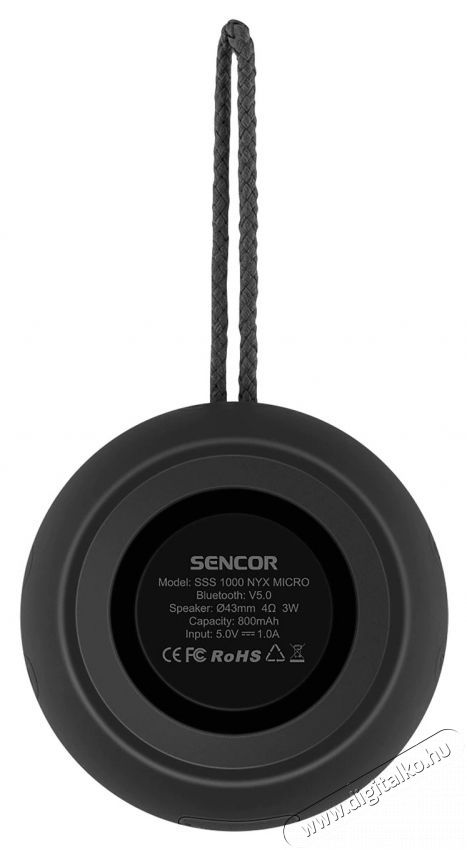 Sencor SSS 1000 NYX Micro hordozhat&oacute; hangsz&oacute;r&oacute; Audio-Video / Hifi / Multim&eacute;dia - Hordozhat&oacute;, vezet&eacute;k n&eacute;lk&uuml;li / bluetooth hangsug&aacute;rz&oacute; - Hordozhat&oacute;, vezet&eacute;k n&eacute;lk&uuml;li / bluetooth hangsug&aacute;rz&oacute; - 373196
