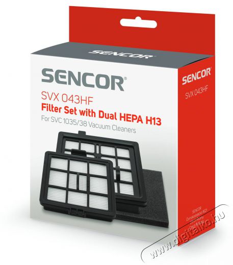 Sencor SVX 043HF Filter SVC 1035/38 porsz&iacute;v&oacute; szűrő H&aacute;ztart&aacute;s / Otthon / K&uuml;lt&eacute;r - Porsz&iacute;v&oacute; / takar&iacute;t&oacute;g&eacute;p - Szűrő - 364638