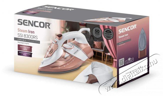 Sencor SSI 8300RS gőz&ouml;lős vasal&oacute; H&aacute;ztart&aacute;s / Otthon / K&uuml;lt&eacute;r - Vasal&oacute; - Vasal&oacute; - 376837