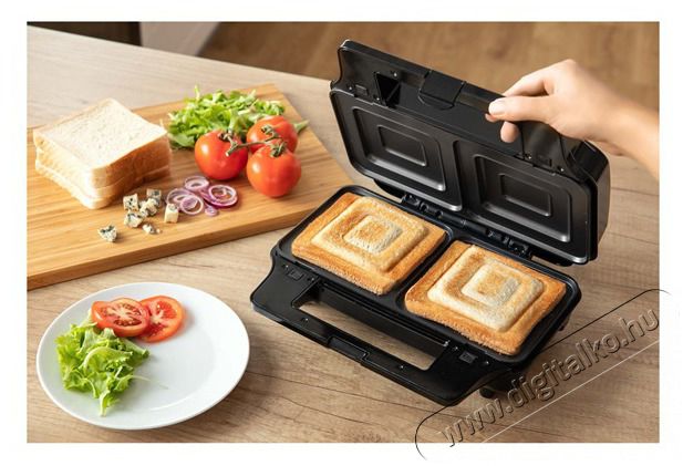 Sencor SSM 9978BK 4in1 szendvicss&uuml;tő Konyhai term&eacute;kek - Konyhai kisg&eacute;p (s&uuml;t&eacute;s / főz&eacute;s / hűt&eacute;s / &eacute;telk&eacute;sz&iacute;t&eacute;s) - Melegszendvics / gofri s&uuml;tő - 376841