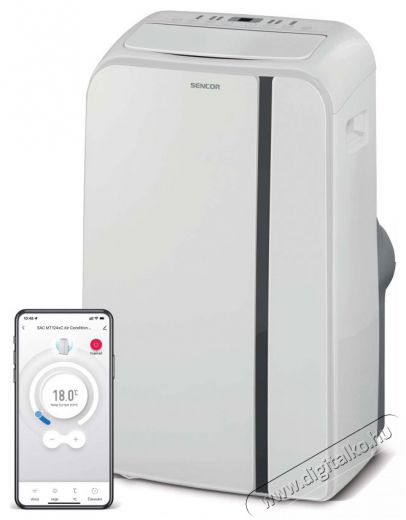 Sencor SAC MT1240C Mobilkl&iacute;ma H&aacute;ztart&aacute;s / Otthon / K&uuml;lt&eacute;r - Ventil&aacute;tor / L&eacute;gkondicion&aacute;l&oacute; - Mobil kl&iacute;ma - 400618