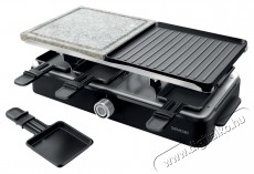 Sencor SBG 0260BK Raclette grill Konyhai term&eacute;kek - Konyhai kisg&eacute;p (s&uuml;t&eacute;s / főz&eacute;s / hűt&eacute;s / &eacute;telk&eacute;sz&iacute;t&eacute;s) - Kontakt grill s&uuml;tő / s&uuml;tőlap - 400624
