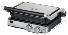 Sencor SBG 4010SS Kontakt grillsütő - Fekete-Ezüst Konyhai termékek - Konyhai kisgép (sütés / főzés / hűtés / ételkészítés) - Kontakt grill sütő / sütőlap - 400627