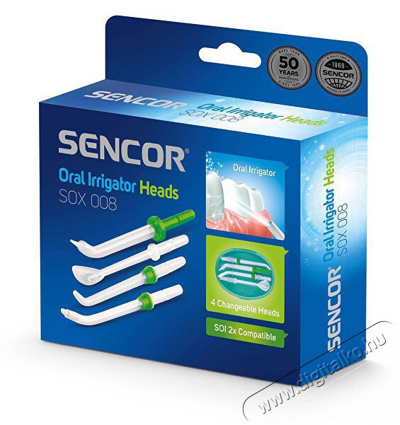 Sencor SOX 008 P&oacute;t fejek SOI 22xx Sz&eacute;ps&eacute;g&aacute;pol&aacute;s / Eg&eacute;szs&eacute;g - Sz&aacute;j / fog &aacute;pol&aacute;s - Kieg&eacute;sz&iacute;tő - 353650