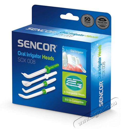 Sencor SOX 008 P&oacute;t fejek SOI 22xx Sz&eacute;ps&eacute;g&aacute;pol&aacute;s / Eg&eacute;szs&eacute;g - Sz&aacute;j / fog &aacute;pol&aacute;s - Kieg&eacute;sz&iacute;tő - 353650