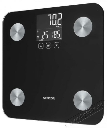 Sencor SBS 6026BK Szem&eacute;lym&eacute;rleg Sz&eacute;ps&eacute;g&aacute;pol&aacute;s / Eg&eacute;szs&eacute;g - M&eacute;rleg - Szem&eacute;ly m&eacute;rleg - 451705