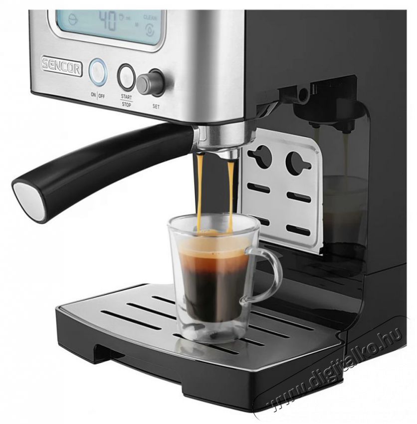 Sencor SES 4090SS Espresso k&aacute;v&eacute;főző Konyhai term&eacute;kek - K&aacute;v&eacute;főző / k&aacute;v&eacute;&ouml;rlő / kieg&eacute;sz&iacute;tő - Pressz&oacute; k&aacute;v&eacute;főző - 476531
