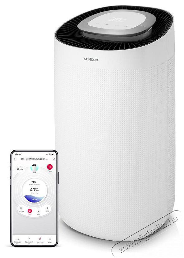 Sencor SDH 1210WH P&aacute;ramentes&iacute;tő Sz&eacute;ps&eacute;g&aacute;pol&aacute;s / Eg&eacute;szs&eacute;g - L&eacute;gtiszt&iacute;t&oacute; / p&aacute;r&aacute;s&iacute;t&oacute; / p&aacute;r&aacute;tlan&iacute;t&oacute; - P&aacute;ramentes&iacute;tő - 476529