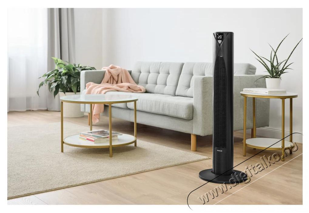 Sencor SFT 3800BK Oszlop ventil&aacute;tor H&aacute;ztart&aacute;s / Otthon / K&uuml;lt&eacute;r - Ventil&aacute;tor / L&eacute;gkondicion&aacute;l&oacute; - &Aacute;ll&oacute; / padl&oacute; ventil&aacute;tor - 476537
