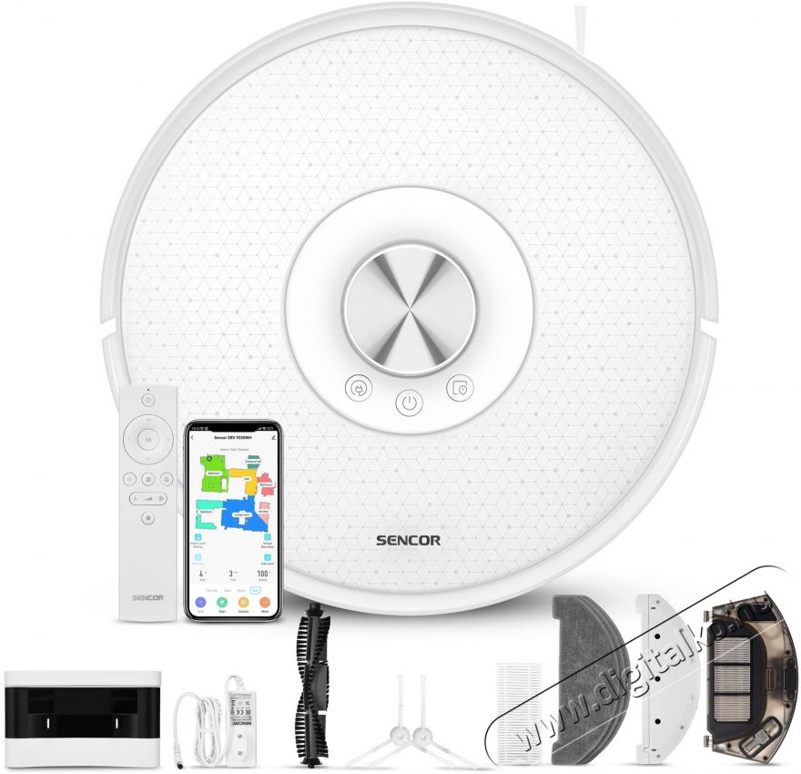 Sencor SRV 9350WH Robotporsz&iacute;v&oacute; H&aacute;ztart&aacute;s / Otthon / K&uuml;lt&eacute;r - Porsz&iacute;v&oacute; / takar&iacute;t&oacute;g&eacute;p - Robotporsz&iacute;v&oacute; - 476550