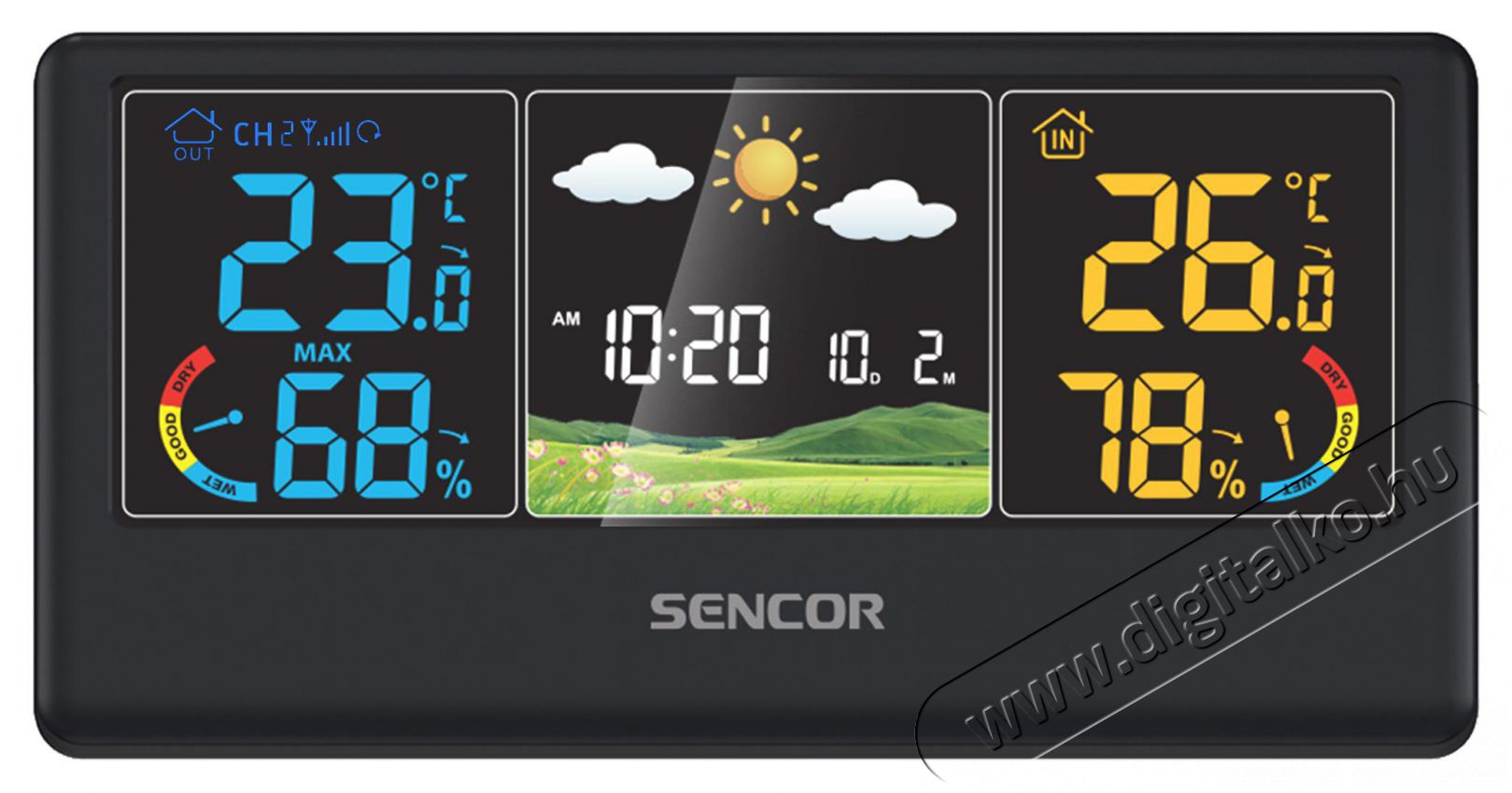Sencor SWS 4100 B IDŐJ&Aacute;R&Aacute;S &Aacute;LLOM&Aacute;S H&aacute;ztart&aacute;s / Otthon / K&uuml;lt&eacute;r - Lak&aacute;sfelszerel&eacute;s - Időj&aacute;r&aacute;s &aacute;llom&aacute;s - 493395