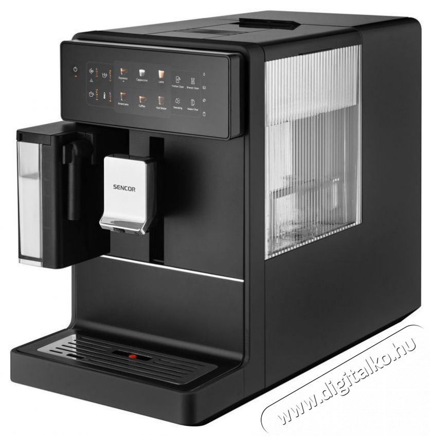 Sencor SES 9300BK Automatic Espresso Konyhai term&eacute;kek - K&aacute;v&eacute;főző / k&aacute;v&eacute;&ouml;rlő / kieg&eacute;sz&iacute;tő - Automata k&aacute;v&eacute;főző - 493375