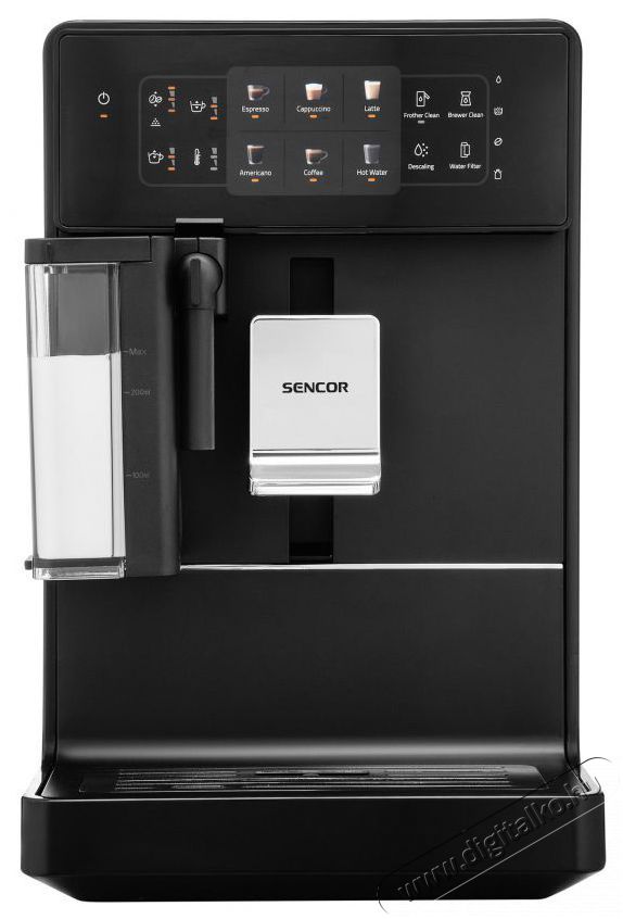 Sencor SES 9300BK Automatic Espresso Konyhai term&eacute;kek - K&aacute;v&eacute;főző / k&aacute;v&eacute;&ouml;rlő / kieg&eacute;sz&iacute;tő - Automata k&aacute;v&eacute;főző - 493375