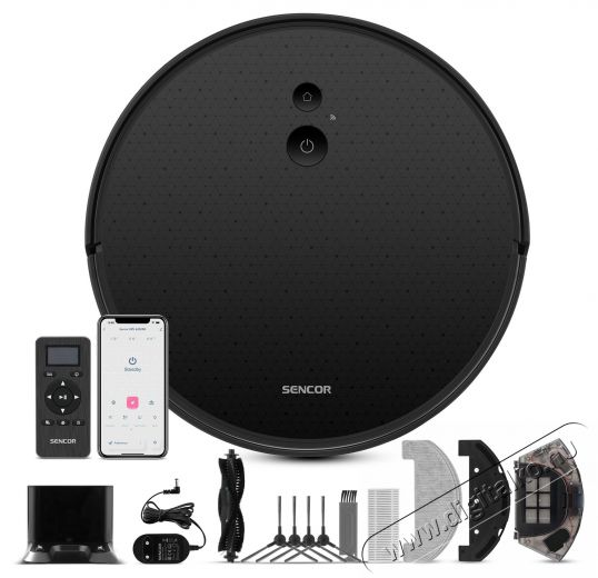 Sencor SRV 6450BK Robot Vacuum Cleaner H&aacute;ztart&aacute;s / Otthon / K&uuml;lt&eacute;r - Porsz&iacute;v&oacute; / takar&iacute;t&oacute;g&eacute;p - Robotporsz&iacute;v&oacute; - 493382