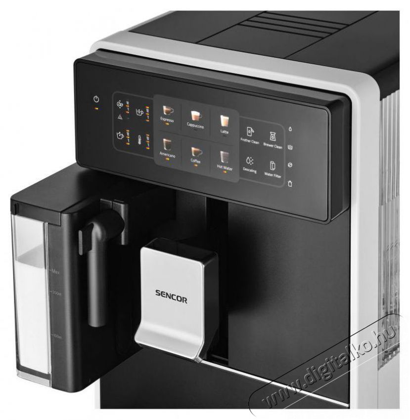 Sencor SES 9301WH Automatic Espresso k&aacute;v&eacute;főző Konyhai term&eacute;kek - K&aacute;v&eacute;főző / k&aacute;v&eacute;&ouml;rlő / kieg&eacute;sz&iacute;tő - Automata k&aacute;v&eacute;főző - 493376