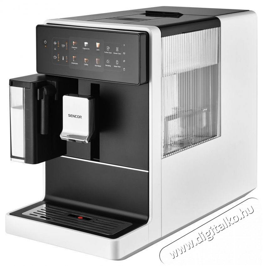 Sencor SES 9301WH Automatic Espresso k&aacute;v&eacute;főző Konyhai term&eacute;kek - K&aacute;v&eacute;főző / k&aacute;v&eacute;&ouml;rlő / kieg&eacute;sz&iacute;tő - Automata k&aacute;v&eacute;főző - 493376