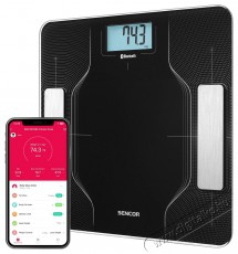 Sencor SBS 8002BK Smart Fitness Mérleg Szépségápolás / Egészség - Mérleg - Személy mérleg - 494467
