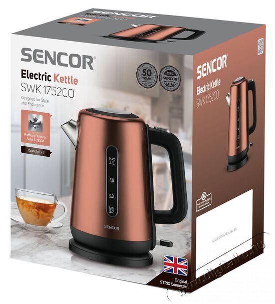 Sencor SWK 1752CO Elektromos v&iacute;zforral&oacute; Konyhai term&eacute;kek - V&iacute;zforral&oacute; / teafőző - 494475
