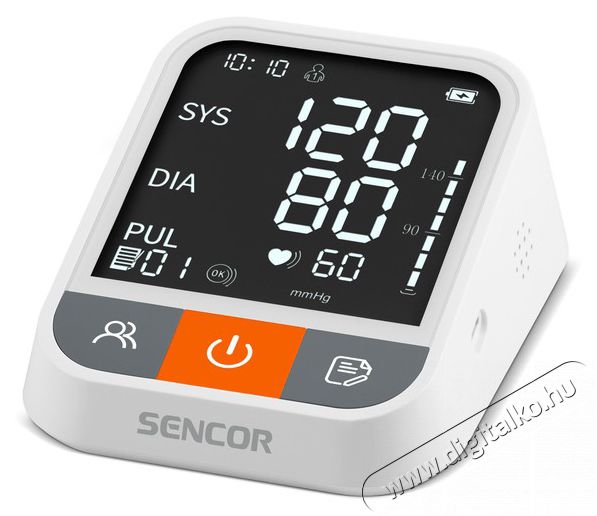 Sencor SBP 1500WH V&eacute;rnyom&aacute;sm&eacute;rő Sz&eacute;ps&eacute;g&aacute;pol&aacute;s / Eg&eacute;szs&eacute;g - V&eacute;rnyom&aacute;sm&eacute;rő - Felkaros v&eacute;rnyom&aacute;sm&eacute;rő - 493599