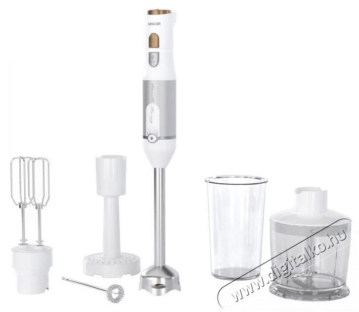 Sencor SHB 6441WH Botmixer Konyhai term&eacute;kek - Konyhai kisg&eacute;p (elők&eacute;sz&iacute;t&eacute;s / feldolgoz&aacute;s) - Botmixer - 493609