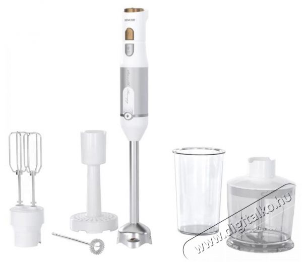 Sencor SHB 6441WH Botmixer Konyhai term&eacute;kek - Konyhai kisg&eacute;p (elők&eacute;sz&iacute;t&eacute;s / feldolgoz&aacute;s) - Botmixer - 493609
