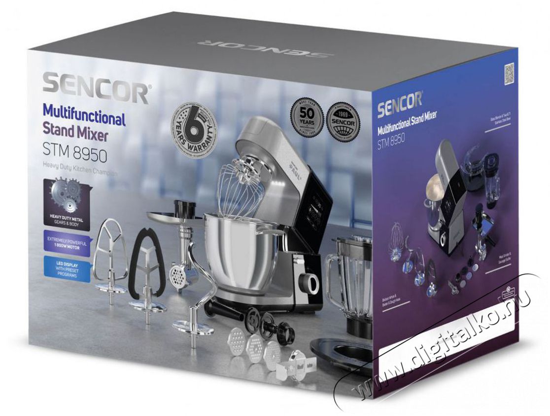 Sencor STM 8950 Konyhai robotg&eacute;p Konyhai term&eacute;kek - Konyhai kisg&eacute;p (elők&eacute;sz&iacute;t&eacute;s / feldolgoz&aacute;s) - Konyhai robotg&eacute;p - 495289